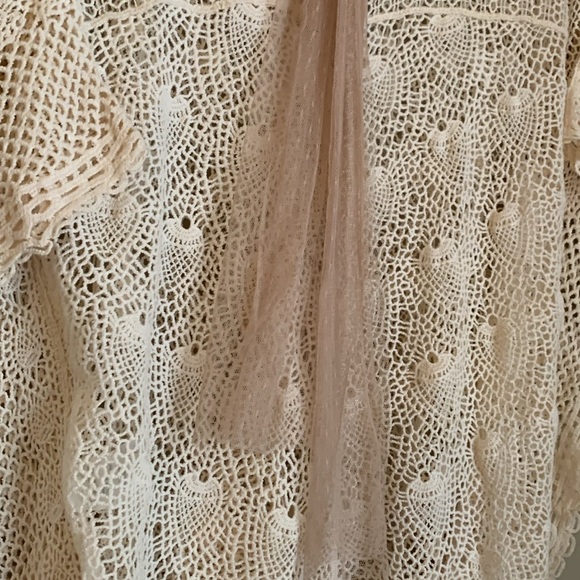 Ryu blouse sweater, crochet lace top shirt, boho, bohemian - Picture 7 of 8